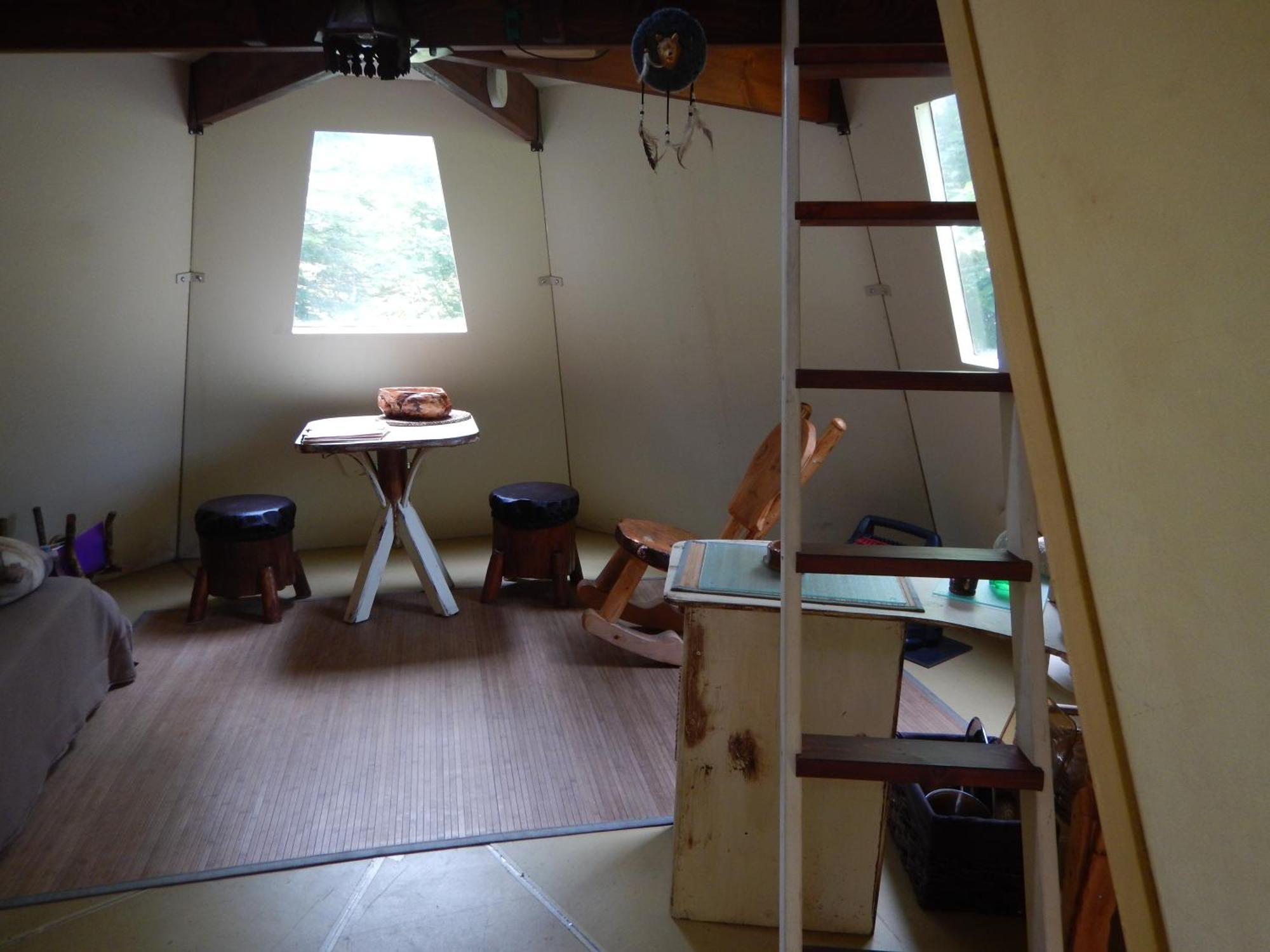 Vila Aux Tipis De La Riviere Sauvage Saint Romain Exteriér fotografie