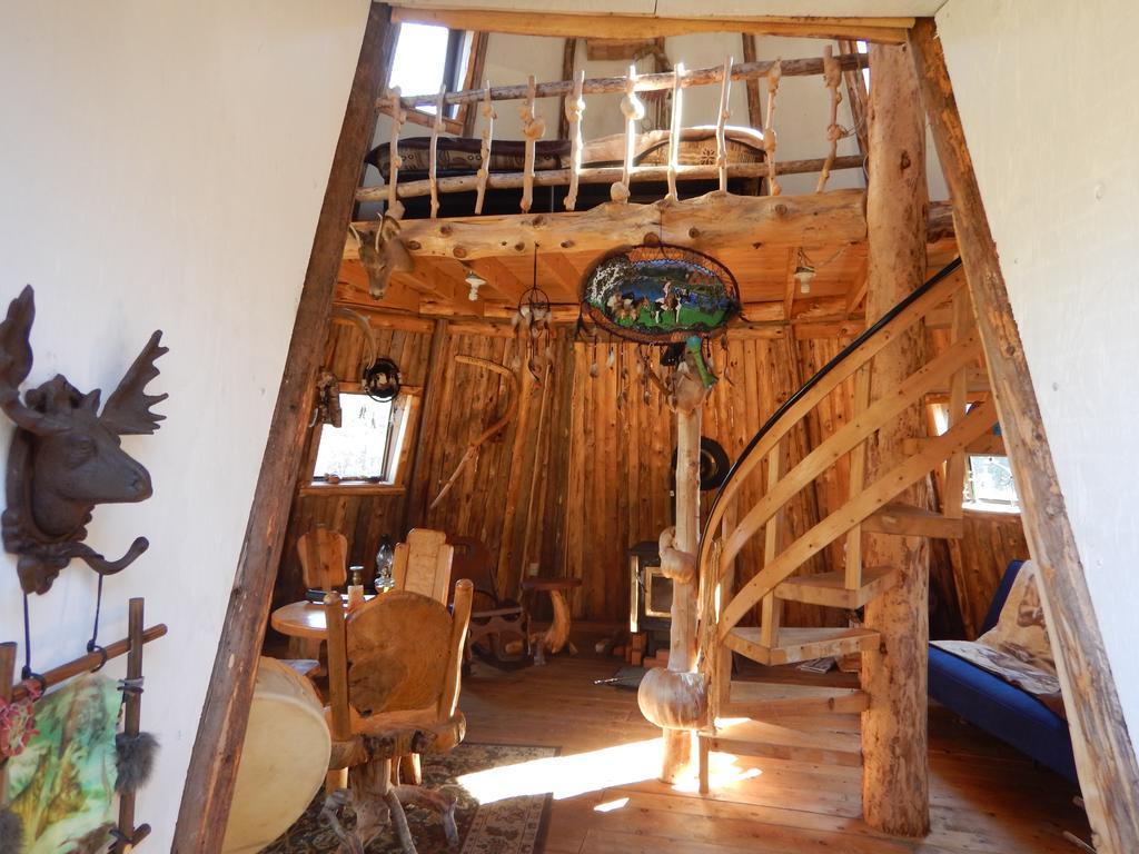 Vila Aux Tipis De La Riviere Sauvage Saint Romain Exteriér fotografie